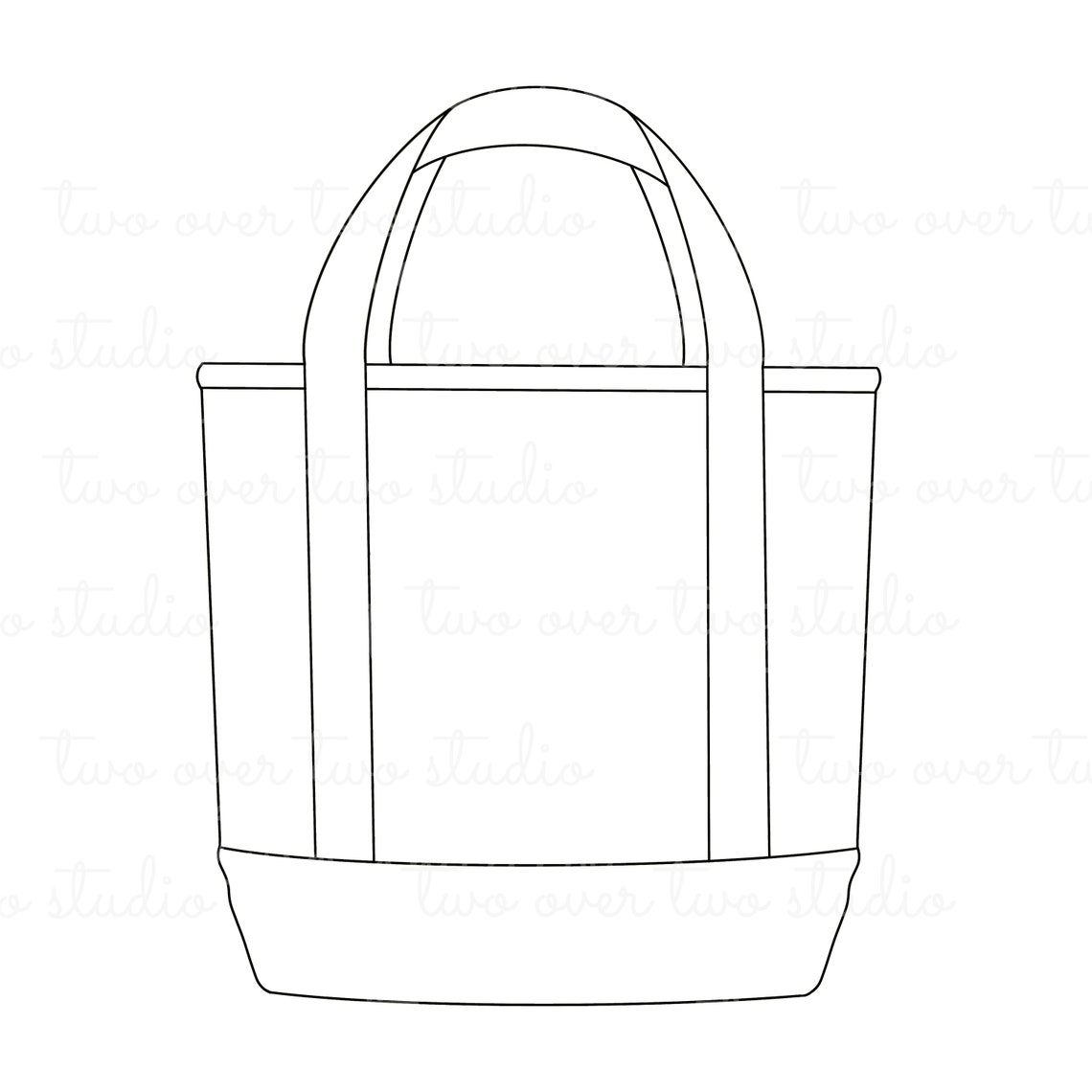 Canvas Tote Bag SVG File Commercial Use LL Bean Bag Clipart - Etsy