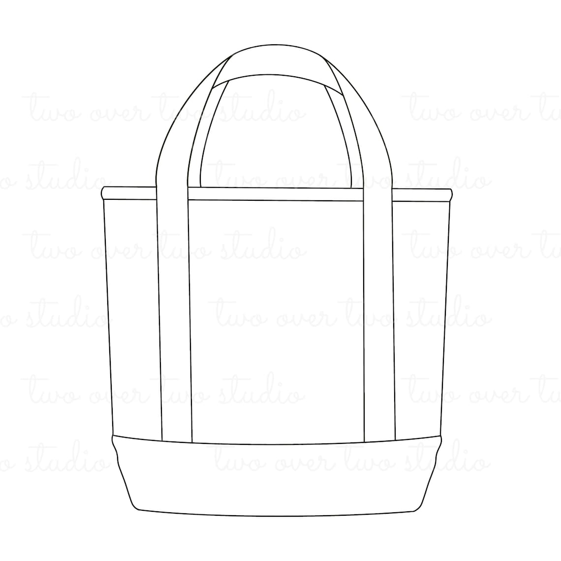 Canvas Tote Bag SVG File Commercial Use LL Bean Bag Clipart - Etsy