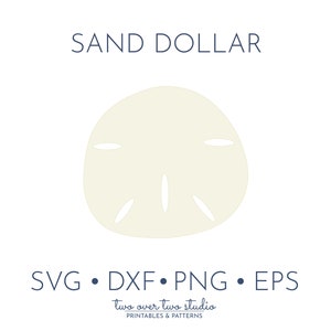 Sand Dollar SVG File, Sanddollar Cut File, Sand Dollar Clipart, Beach or Ocean or Nautical Clip Art, eps, dxf, png