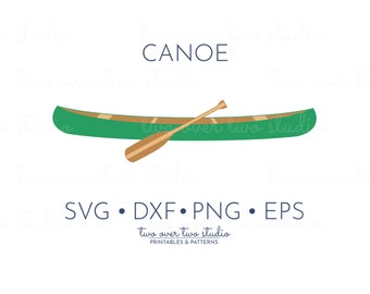 Kanot SVG, kommersiellt bruk, kanotpaddel clipart, åra clipart