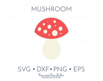 Archivo SVG de setas, uso comercial, imágenes prediseñadas de Toadstool, archivo de corte, clip de bosque arte