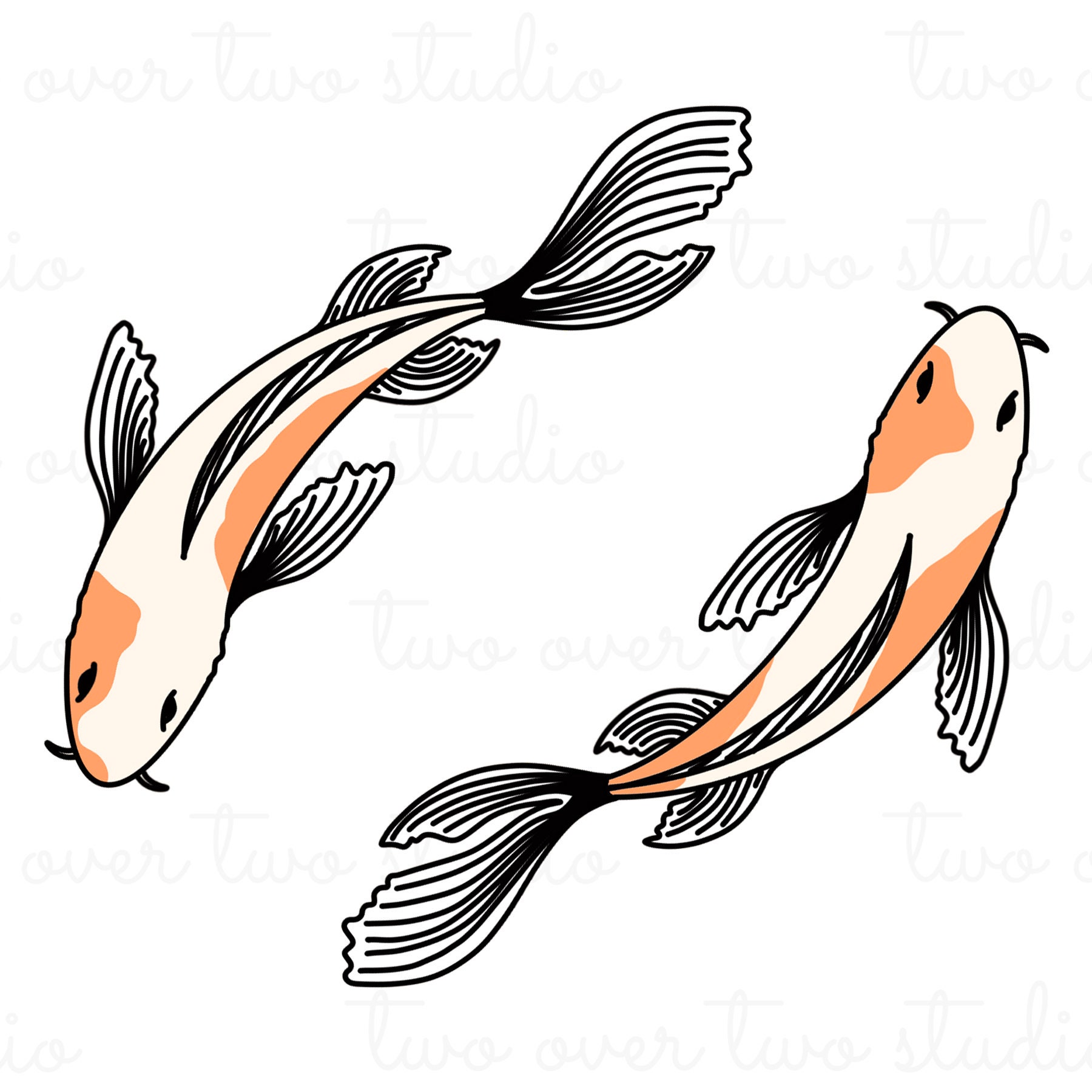 Page 2  Koi fish top view Vectors & Illustrations for Free