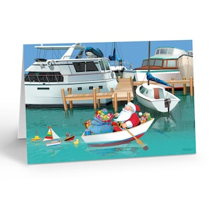 Marina Holidays - 18 Boating Christmas Cards and Envelopes - 60020