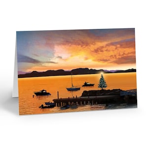 Marina Sunset - 18 Boating Cards and Envelopes - 60044