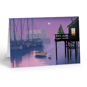 Holiday Marina Nautical Card 18 Cards and Envelopes - 60025
