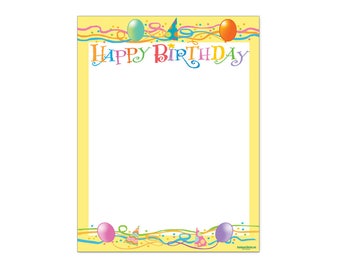 Birthday stationery | Etsy