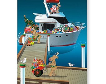 boat us visa card snowman captain boating christmas card 18 cards boat us visa card snowman captain boating christmas card 18 cards