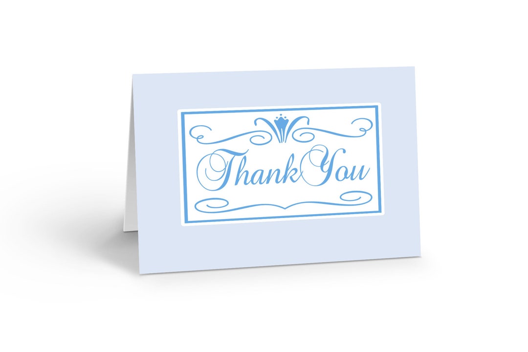Thank You Blank Note Card - 10 Boxed Cards & Envelopes - 14379 - Etsy