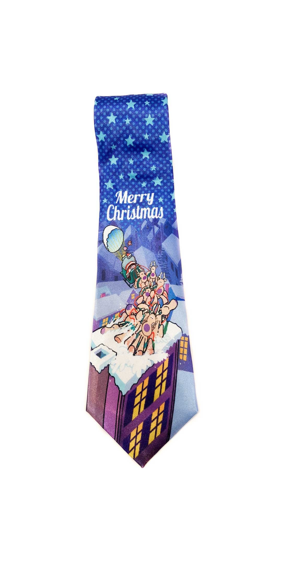 Men's Funny Christmas Tie Short Landing Funny Holday Etsy