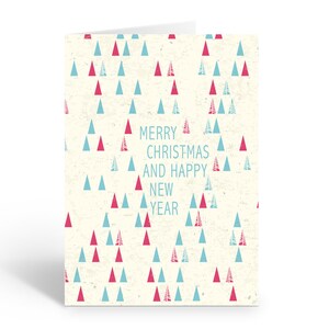 Christmas Trees Holiday Card - 12 Holiday Cards & Envelopes - B18031