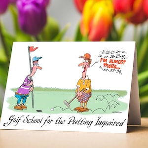 Golf Card Rude Stonehouse Collection | Funny Golf Cards for All Occasions | Humorous ...