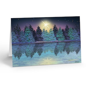 Bright Star and Forest Reflection - 18 Cards & 19 Envelopes - 20172