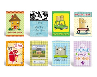 thumbnail image 2 of I've Moved - New Address Postcards - 40 Moving Postcards - B17014 2 of 12