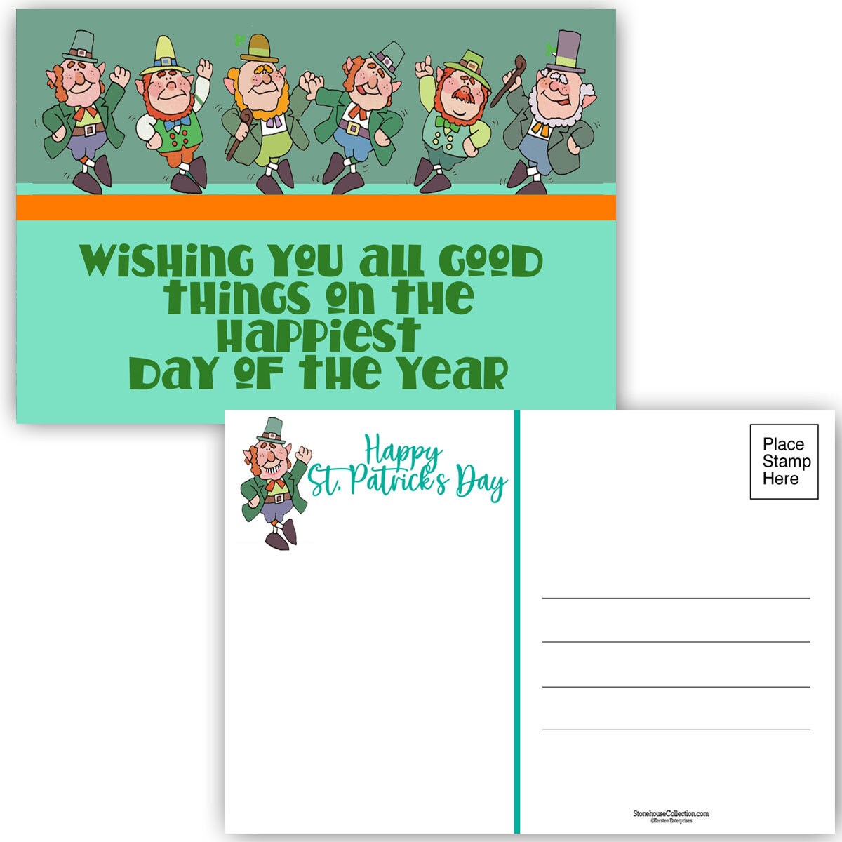 Happiest of Days Postcards- X St Patricks Day Postcards 40 - Main Image