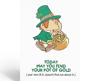 Pot of Gold - St. Patrick's Day Cards - 12 St. Patrick's Day Cards and Envelopes - 18057