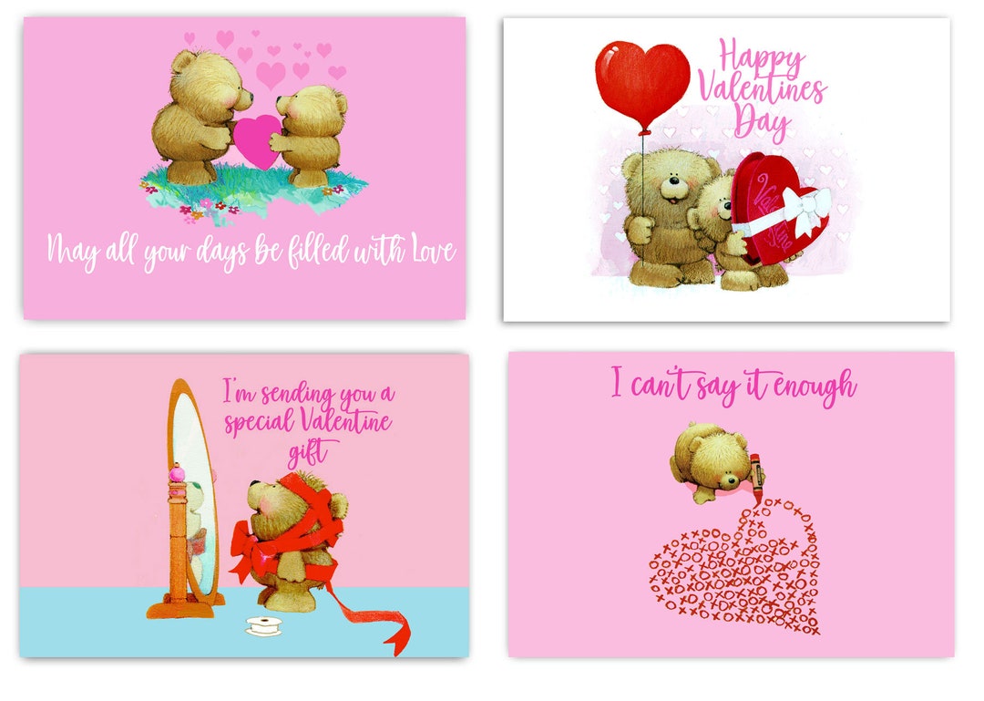 Buy Valentine's Day Postcards Assorted Valentines Postcards X  Holiday Postcards 17067 Online in India