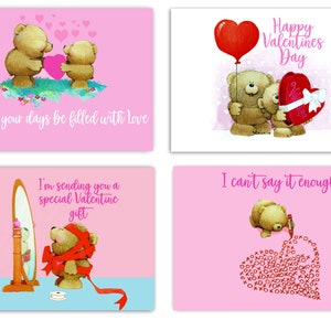Valentine&#39;s Day Postcards - Assorted Valentines Postcards - 4 x 6 Holiday Postcards - 17067