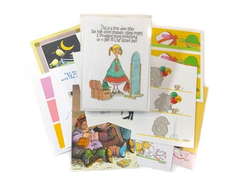 Funny Birthday Card Assorted Pack - 18 Cards & Envelopes - 5x7 Folded Cards - Boxed Card Set - 732