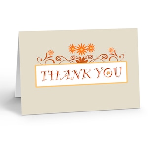 Thank You Blank Note Card - 10 Boxed Cards & Envelopes - 14381