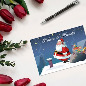 Funny Christmas Set of 40 Postcards - 4 x 6 Holiday Postcards - Christmas Postcards - 17007