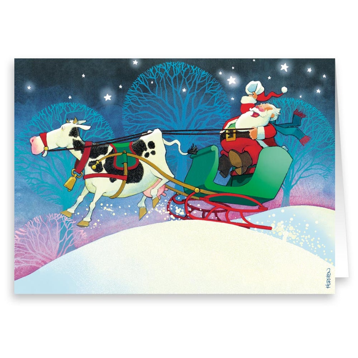 Assorted Country and Farm Christmas Card 24 Cards & Etsy