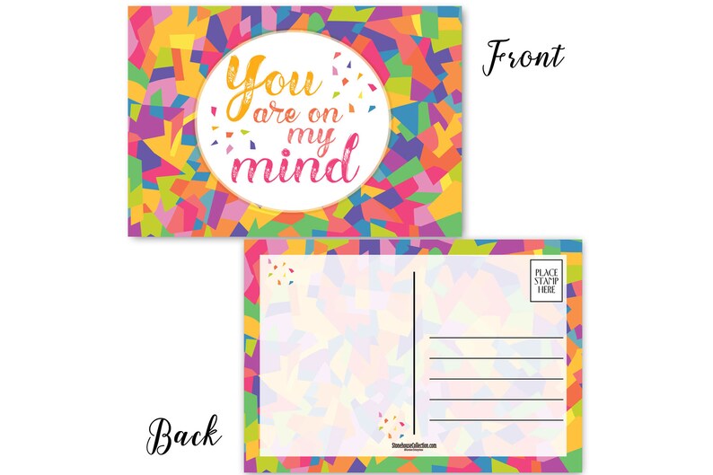 Assorted Keep in Touch Postcards 4 X 6 Postcard Bulk Hi Etsy