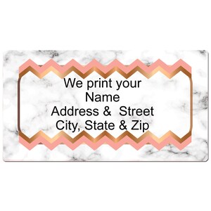 Design Marble Address Label - Personalized Address Label - B21286