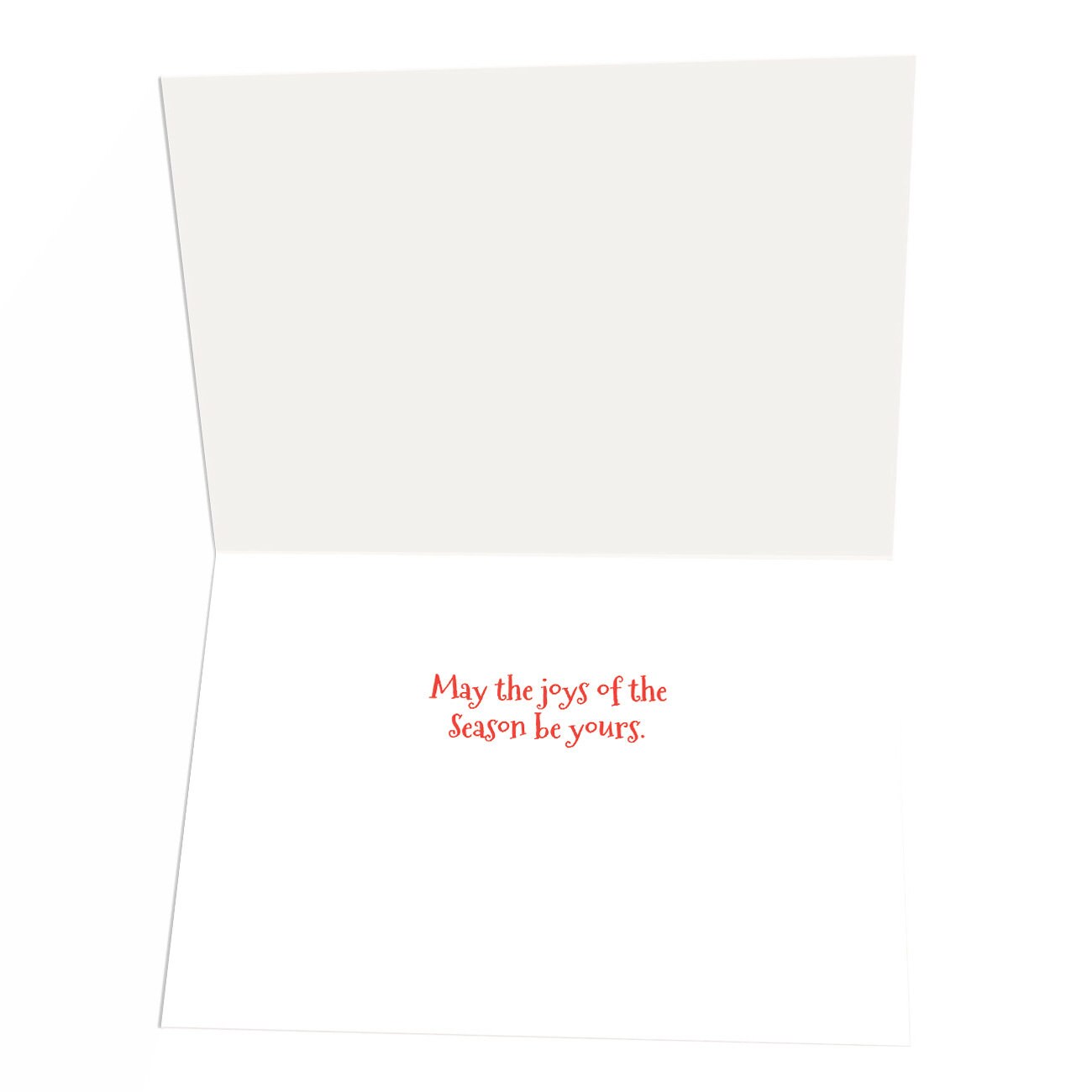 Dog Christmas Cards - Dog Scares Santa and Team - Funny Christmas Card ...