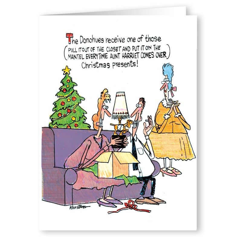 Funny Christmas Card Variety Pack 12 Christmas Cards & Etsy