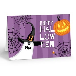 Fun Assorted Halloween Blank Note Card - 12 Note Cards and Envelopes ...