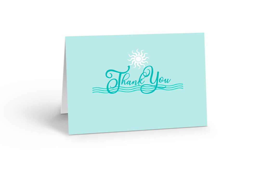 Thank You Blank Note Card - 10 Boxed Cards & Envelopes - 14382 - Etsy
