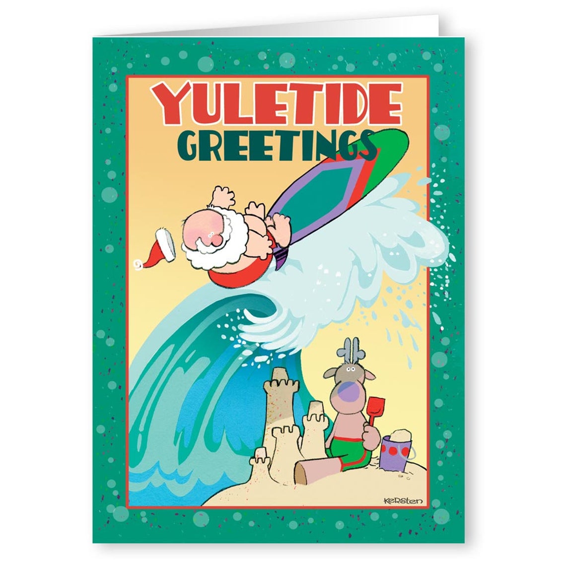Surfing Christmas Cards 