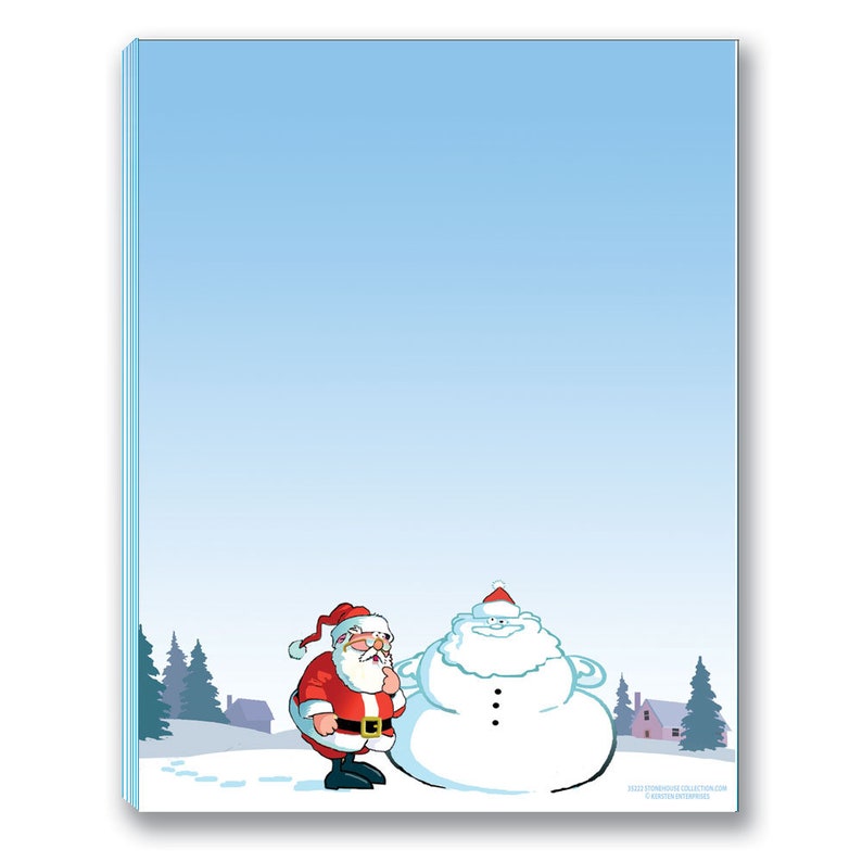 Assorted Christmas Notepads 4 Funny Christmas Notepads 652 Etsy
