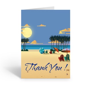 Beach Sunset  Note Card Set - 10 Boxed Note Cards - 14085