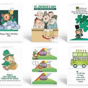 Assorted St. Patkrick&#39;s Day Cards - St. Patrick&#39;s Day Cards - 12  Assorted St. Patrick&#39;s Day Cards and Envelopes - 18060