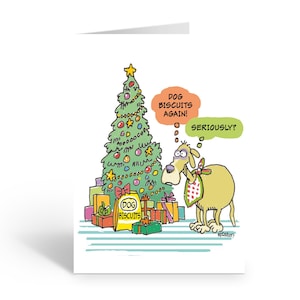Funny Dog  Christmas Card - Funny Dog Christmas Card - 18 Boxed Cards and Envelopes - 20125