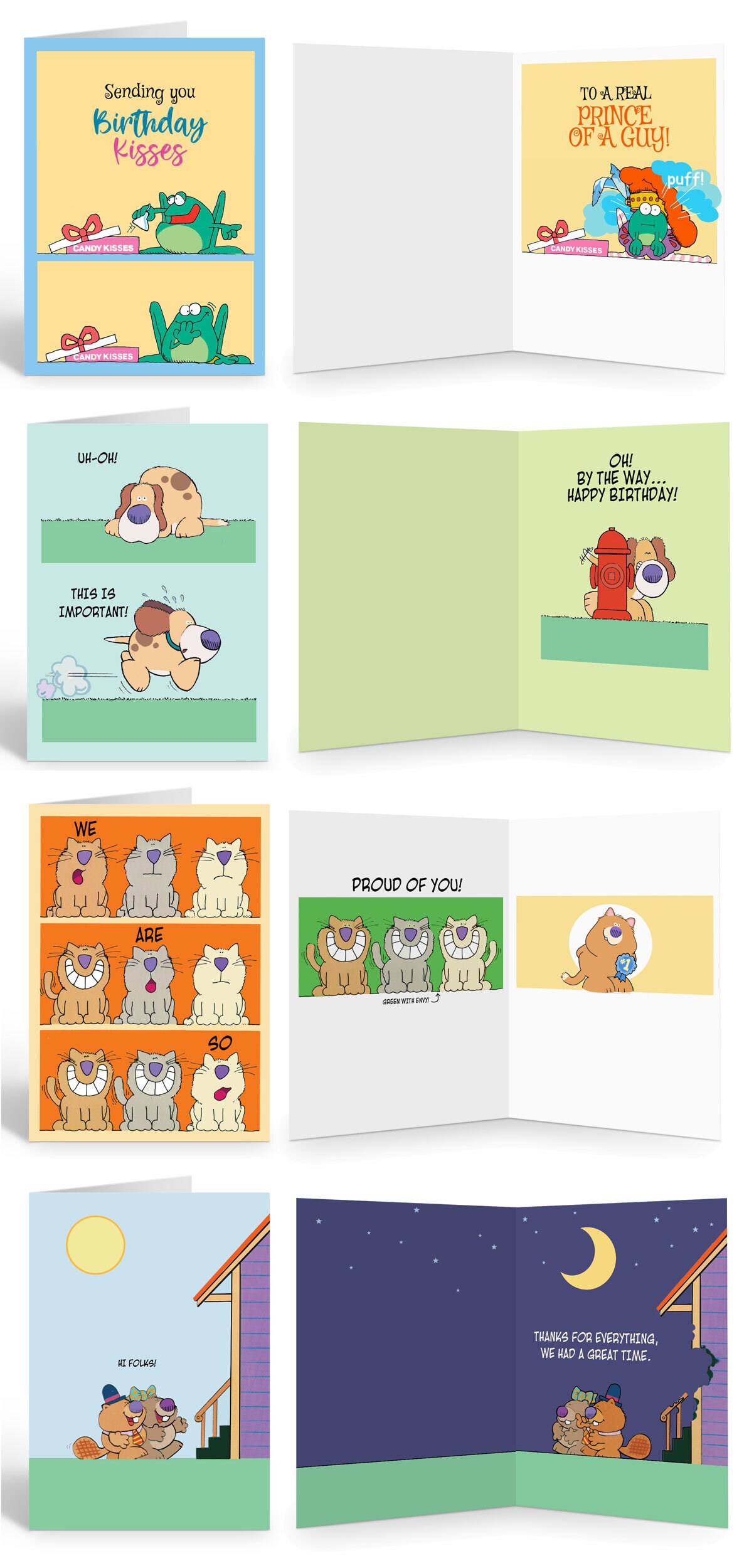 Gift Idea All Occasion Card Assorted Humorous of 16 Cards