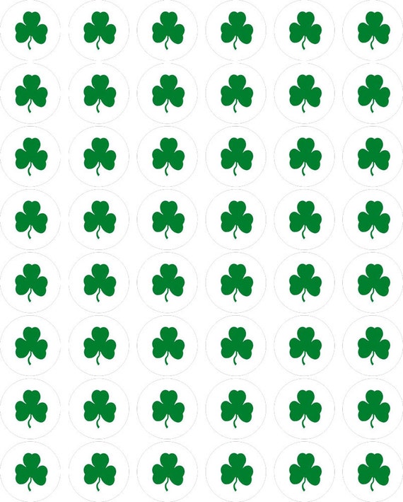 144 Stickers 1.2" Circle Assorted St Patricks Day Envelope Seals 25176 