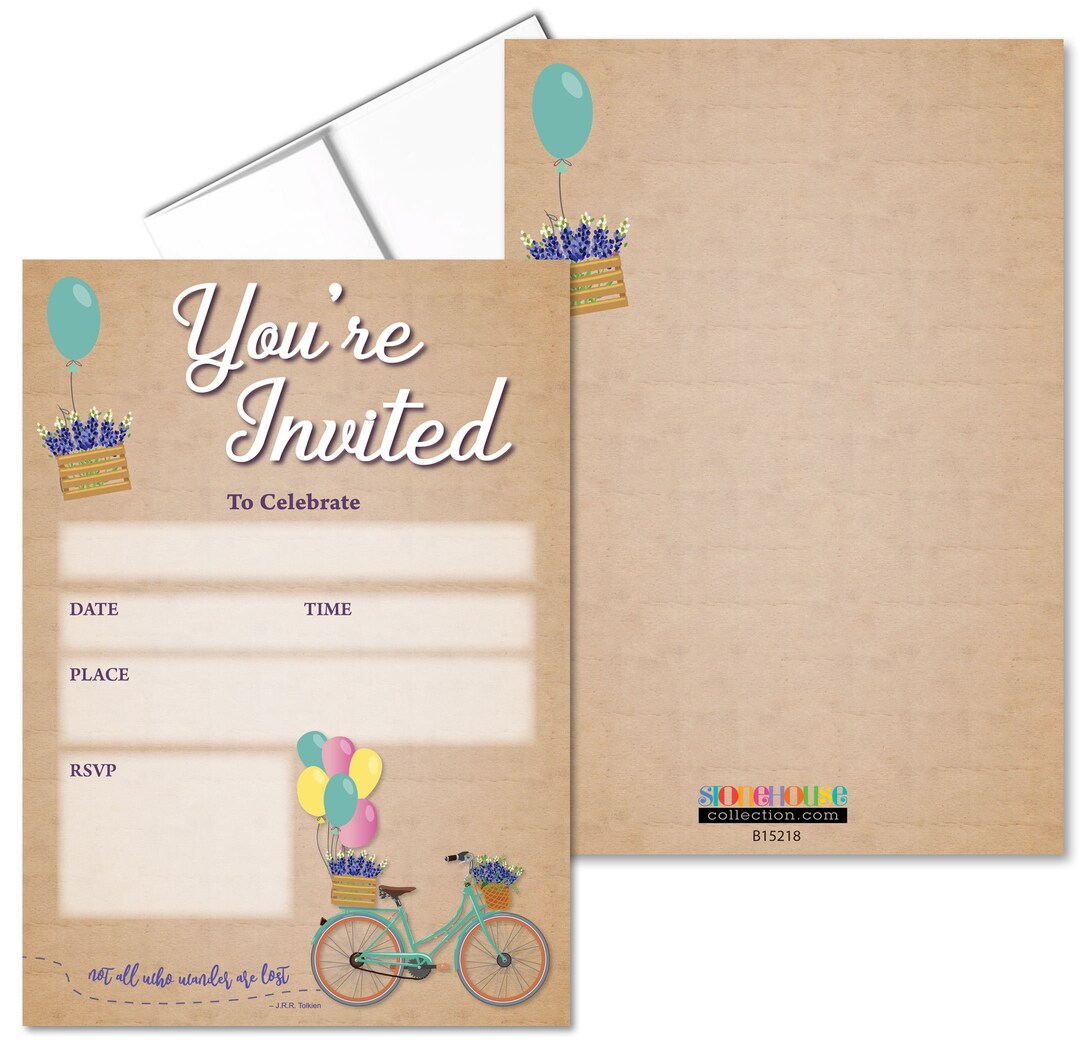 Fill In Party Invitations You're Invited - Fill-in Party Invitation - 25 Invitations & Envelopes ...