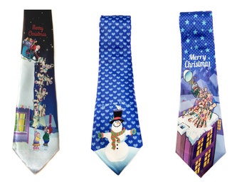 Stonehouse Collection 3 Pack Christmas Variety Men's Neckties - Funny Novelty Christmas Tie - 920