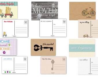 Assorted  Moving Postcards - 36 4 x 6  Moving Postcards -  B17149