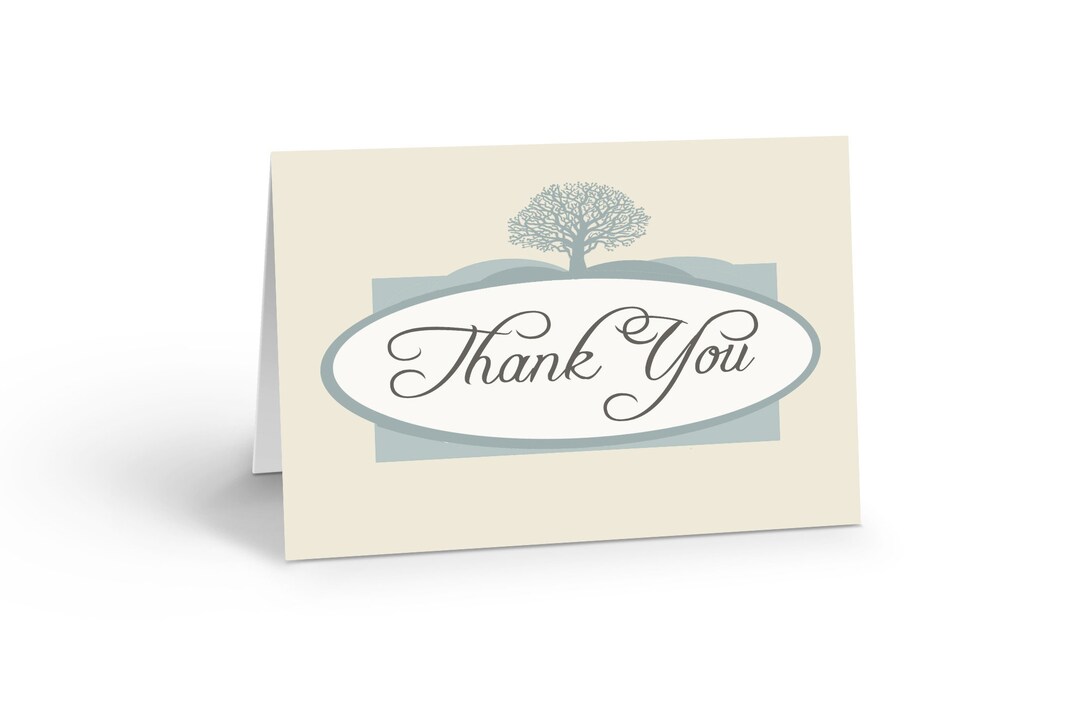 Tree of Life Thank You Cards - Elegant Note Card Set of 10 - Etsy