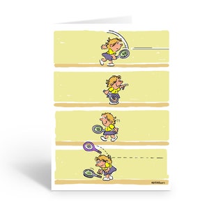 Tennis Note Card - 10 Boxed Cards & Envelopes - Tennis - 11611