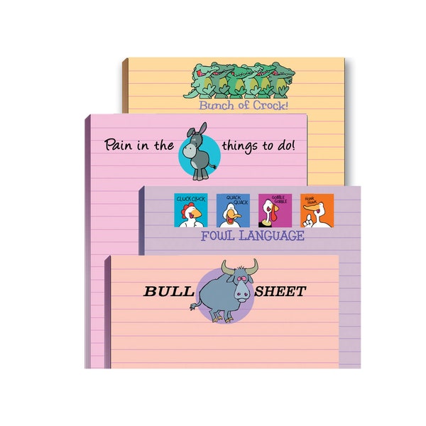 Funny Notepad Etsy
