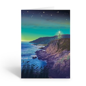 Coastal Christmas Tree Holiday Card - 18 Cards & 19 Envelopes - 20159