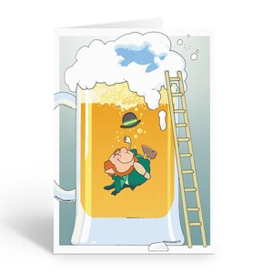 Beer Swim - St. Patrick&#39;s Day Cards - 12 St. Patrick&#39;s Day Cards and Envelopes - 18055