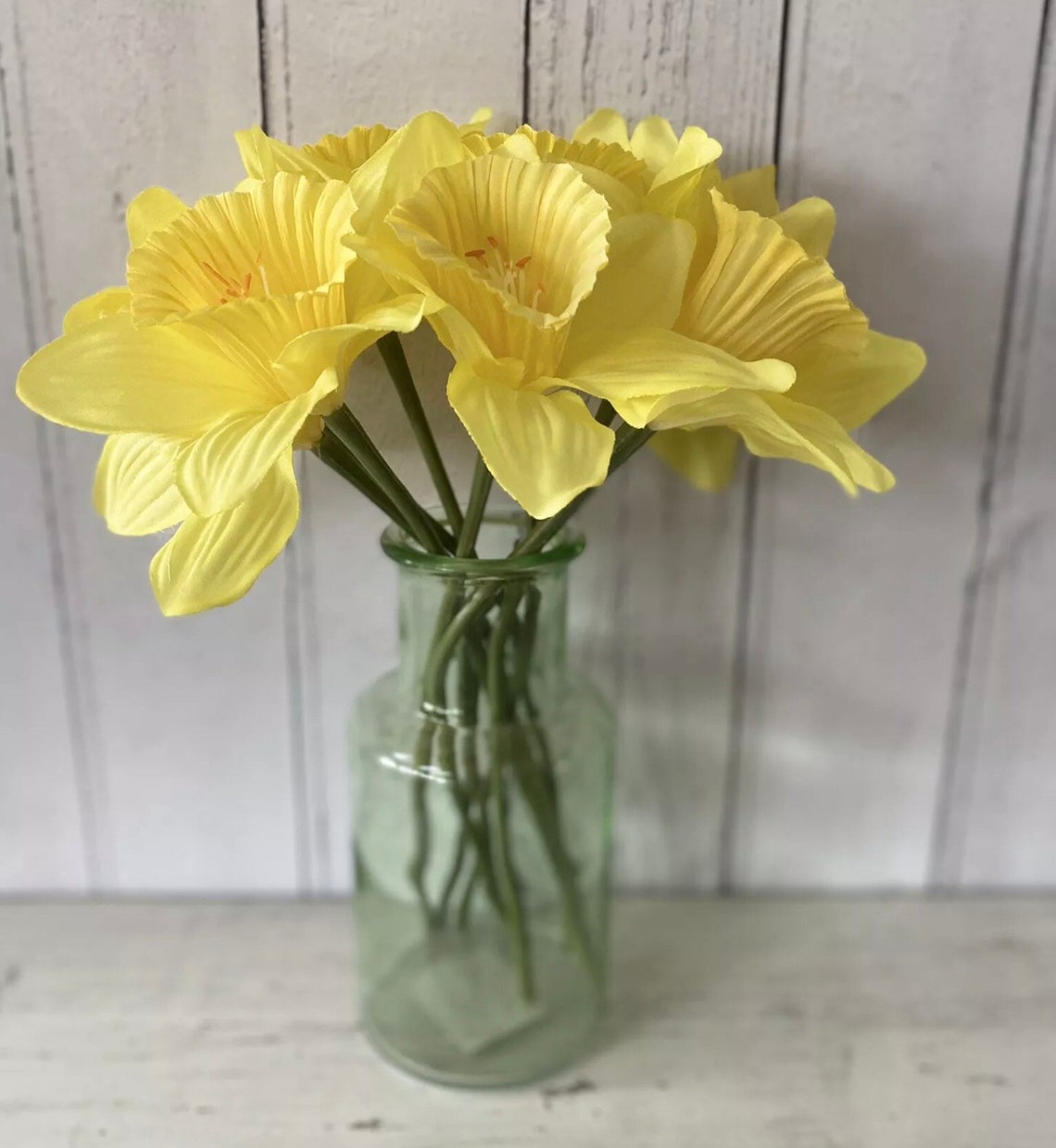 Realistic Artificial Daffodil Bunch Silk Daffodil Posy in Etsy