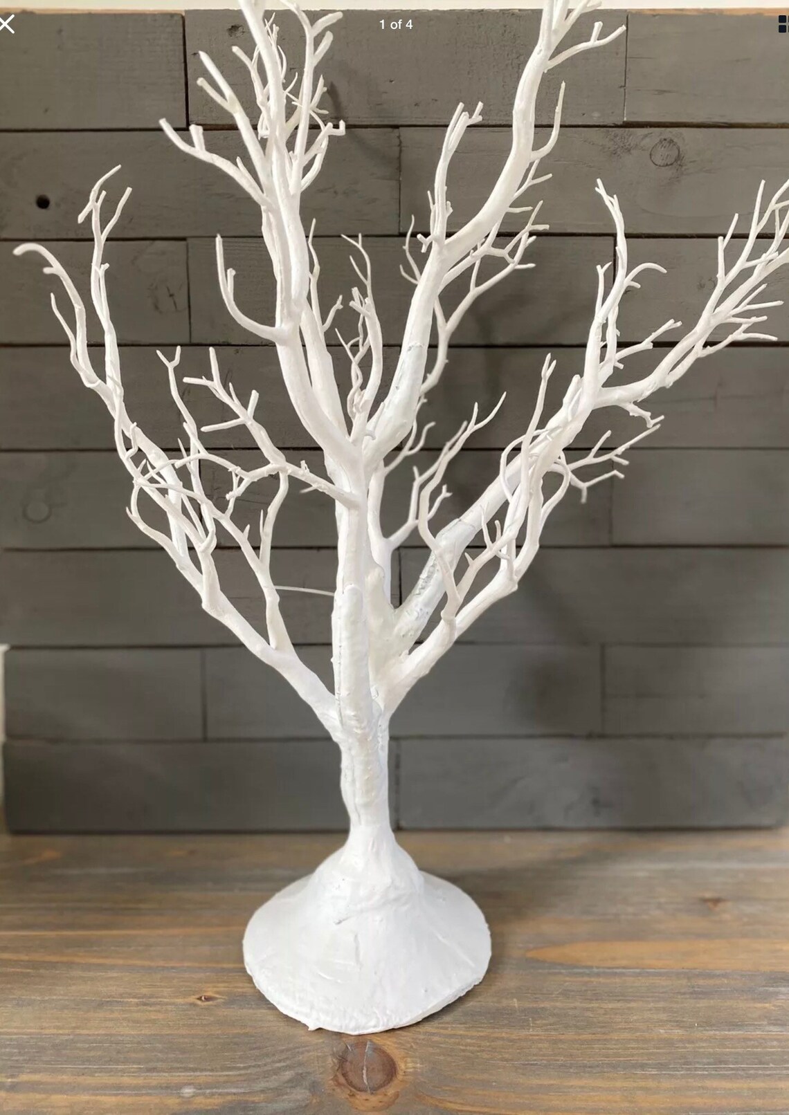 60cm Manzanita Wishing Tree White Artificial Wedding Table Etsy
