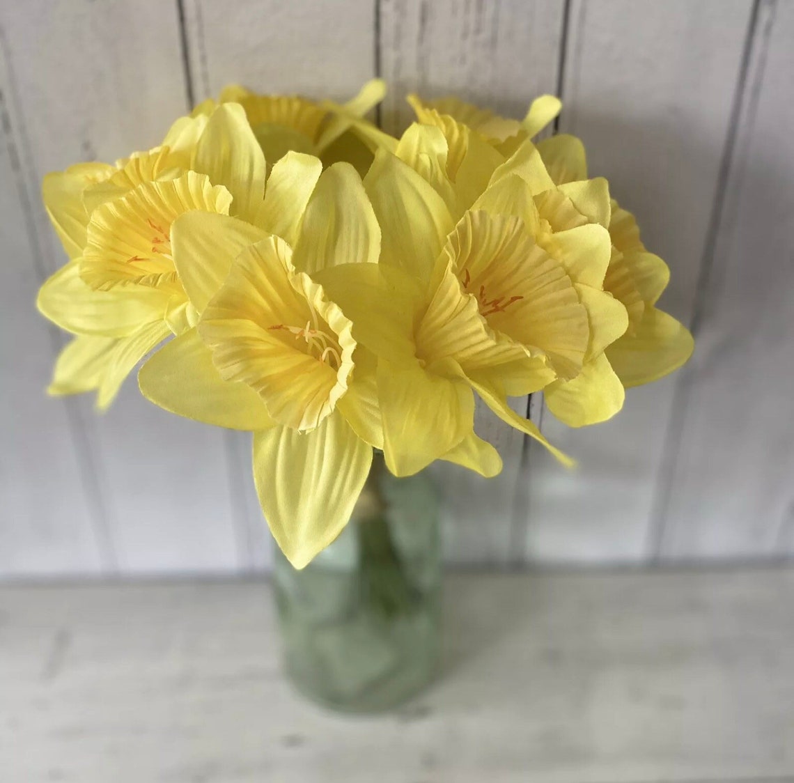 Realistic Artificial Daffodil Bunch Silk Daffodil Posy in Etsy