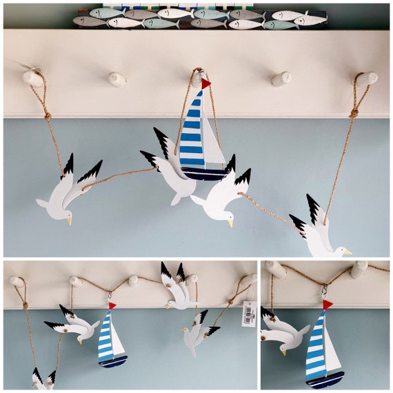 birthday Shoeless Joe seagulls hanging decoration hanging gift NEW new home